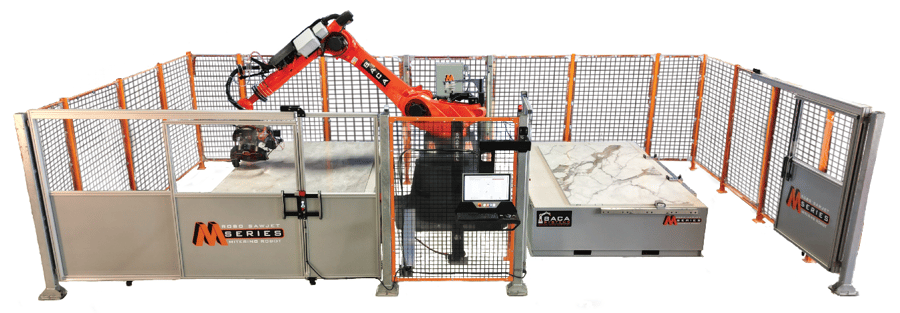 BACA M Series 240 Robo SawJet dual-table system